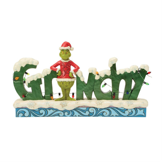 Jim Shore Grinchy Word Figurine 6018954