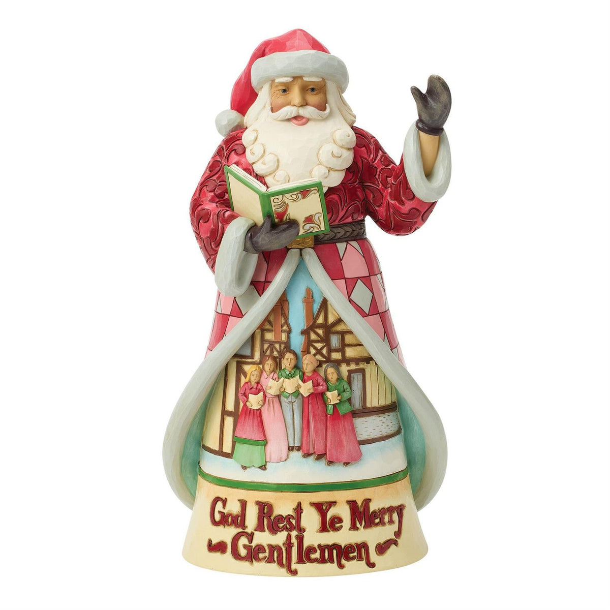 Jim Shore Song Santa Figurine 6019092