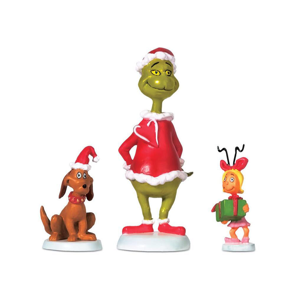 Grinch Max & Cindy-Lou Who Figurines 804152 by Department 56