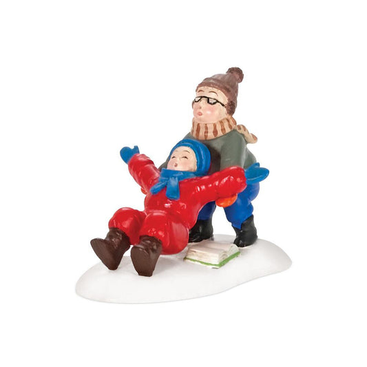 A Christmas Story Ralphie To The Rescue Figurine 805037 by Department 56