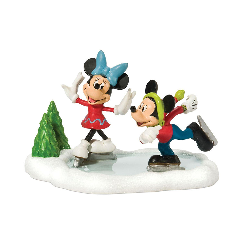 Disney's Mickey & Minnie Go Skating Figurine 811274 by Department 56